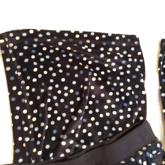 Nautica Fleece Pajama Set XL Navy Bubble Design Top & Pants - Picture 8 of 8